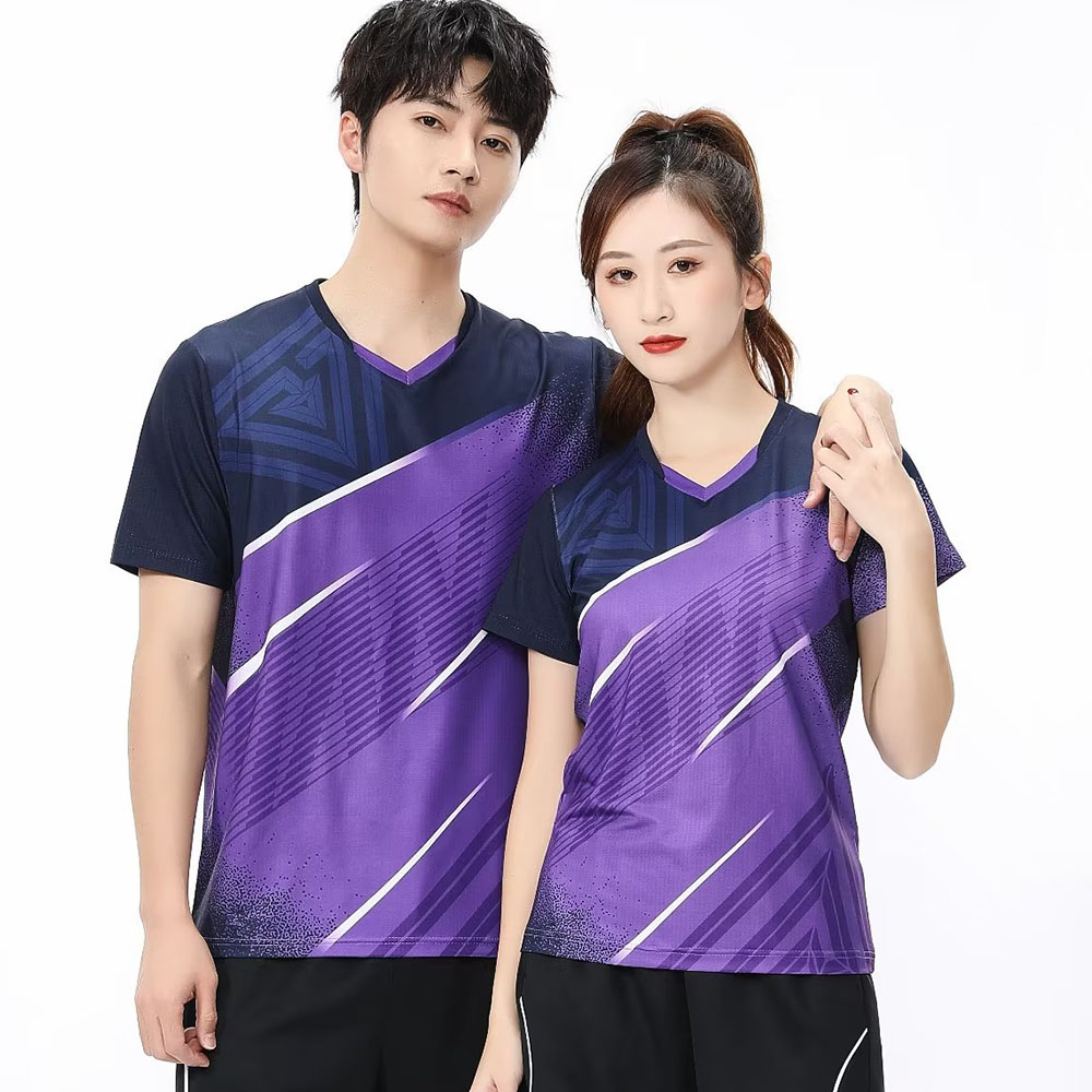 Badminton Wallpaper - Męskie kobiety Ping Pong tenisowe T-shirt