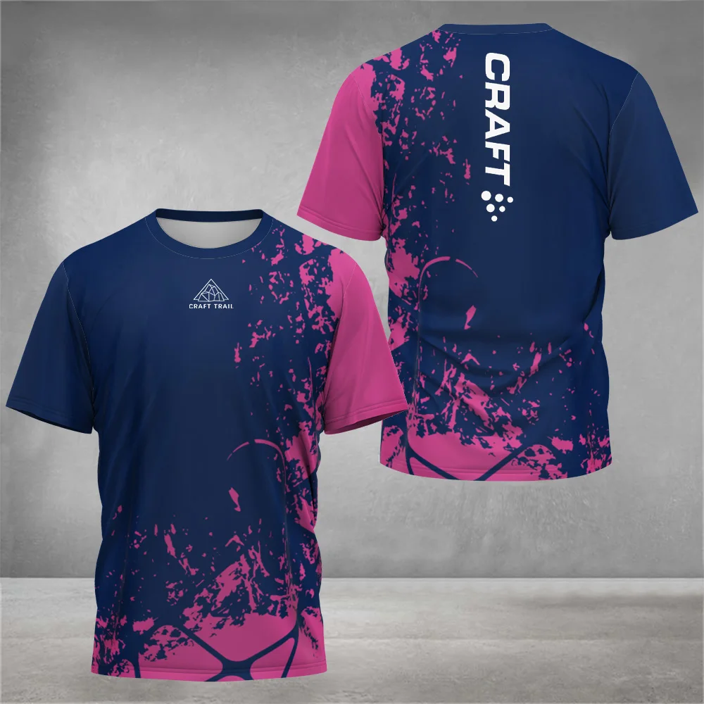 Badminton China - Modna koszulka męska z nadrukiem tie-dye,