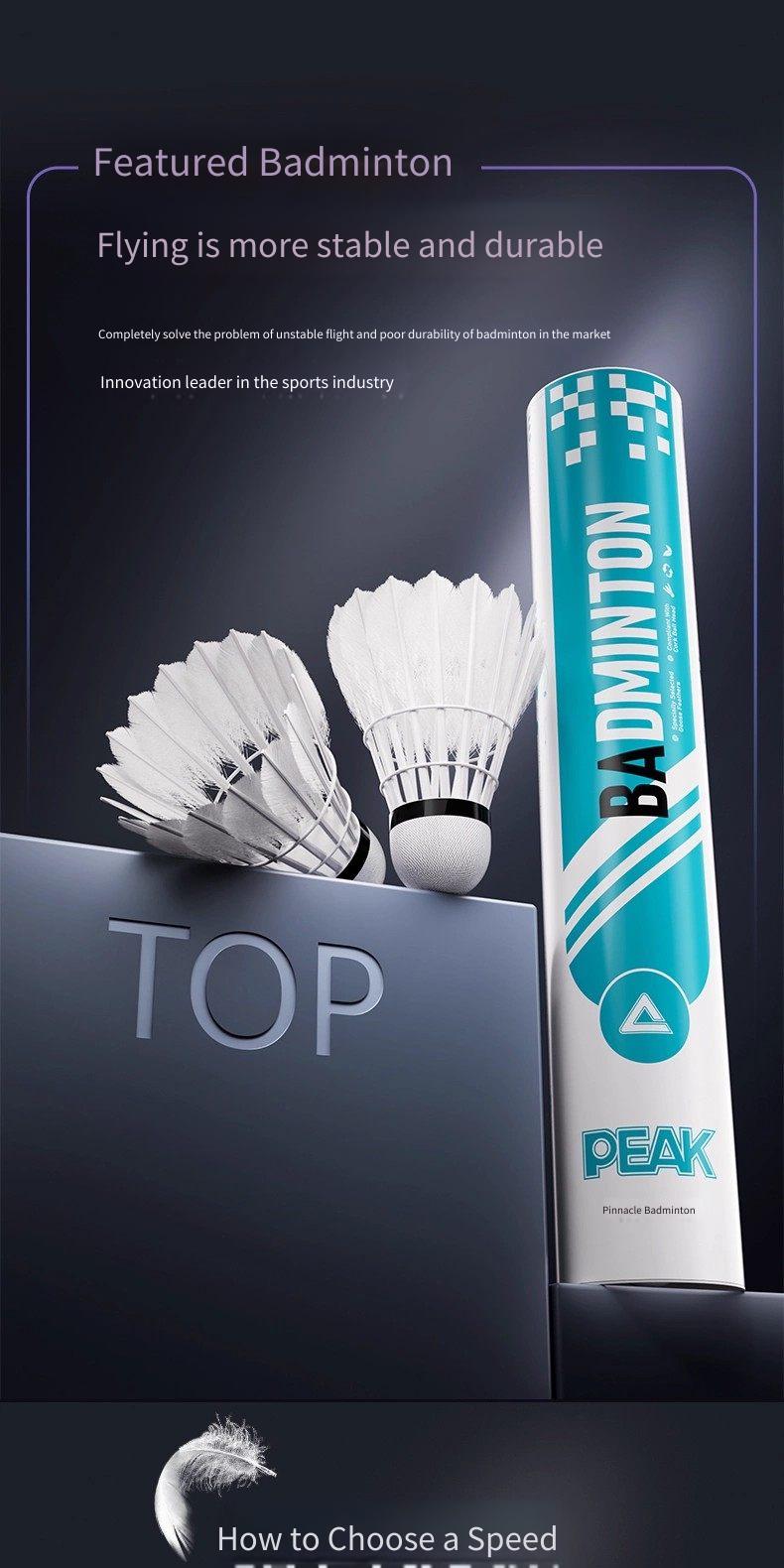 Piłeczki do badmintona PEAK z  – Badminton Victor recenzja i cena