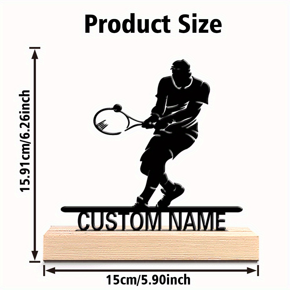 Personalizowana metalowa statu – Badminton Player recenzja i cena