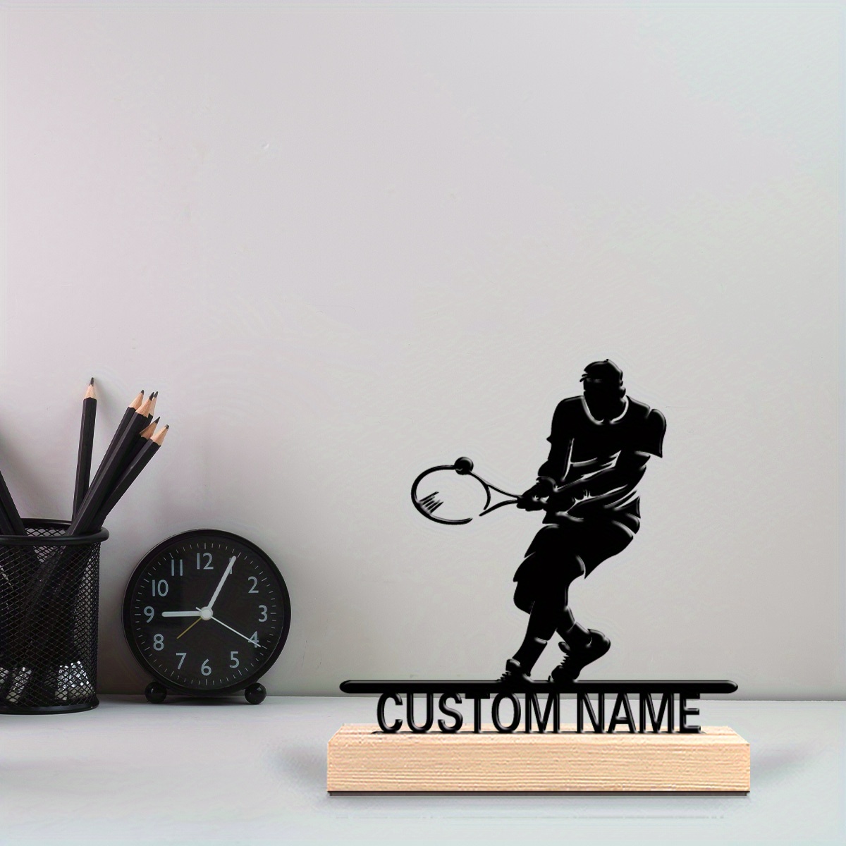 Personalizowana metalowa statu – Badminton Player recenzja i cena