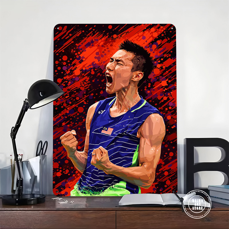 Plakat z teksturą drukowaną w  – Badminton Victory recenzja i cena