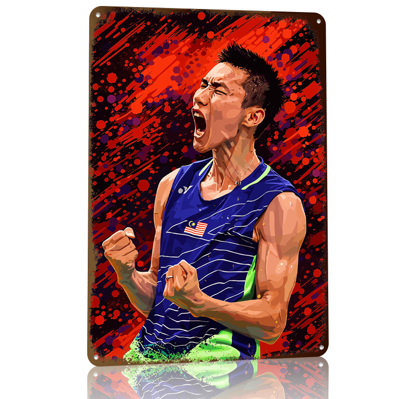 Plakat z teksturą drukowaną w  – Badminton Victory recenzja i cena