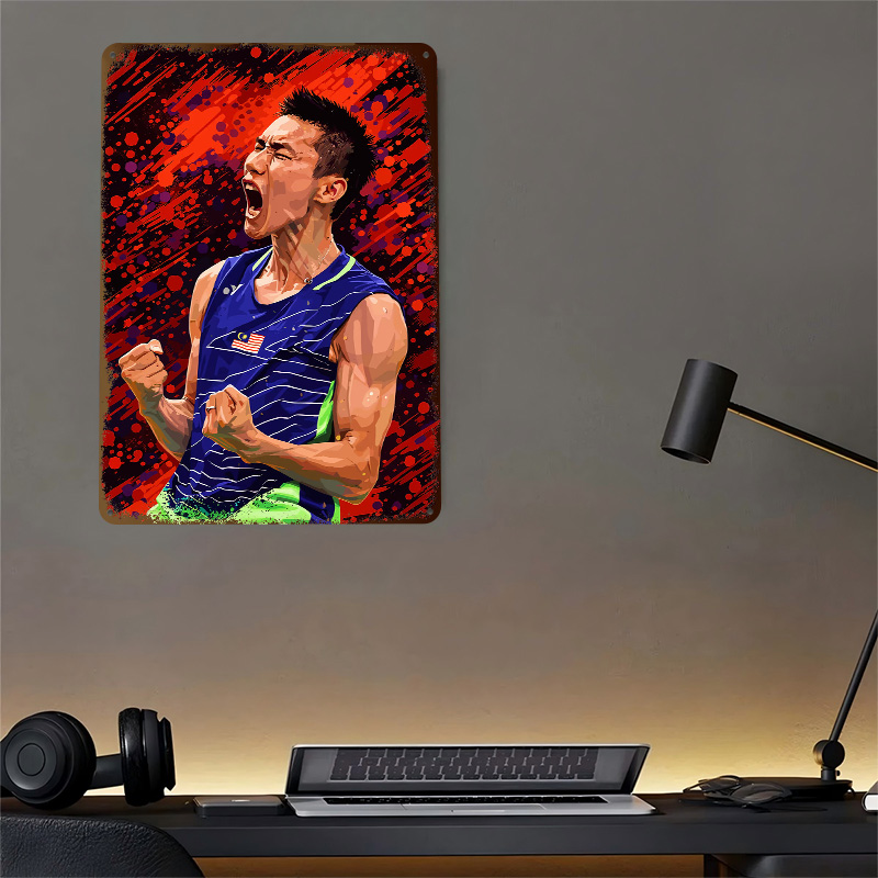 Plakat z teksturą drukowaną w  – Badminton Victory recenzja i cena